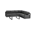 hespéride Conjuntos De Jardín>Juego de jardín esquinero ALLURE gris graphite