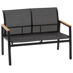 hespéride Conjuntos De Jardín>Juego de jardín RELAX 4 plazas gris oscuro
