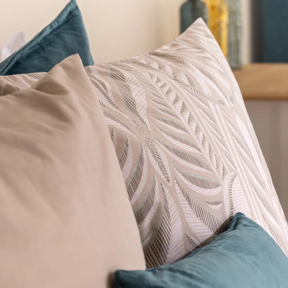 atmosphera Sábanas Y Protectores>Juego funda nórdica y 2 fundas de almohada NAHL