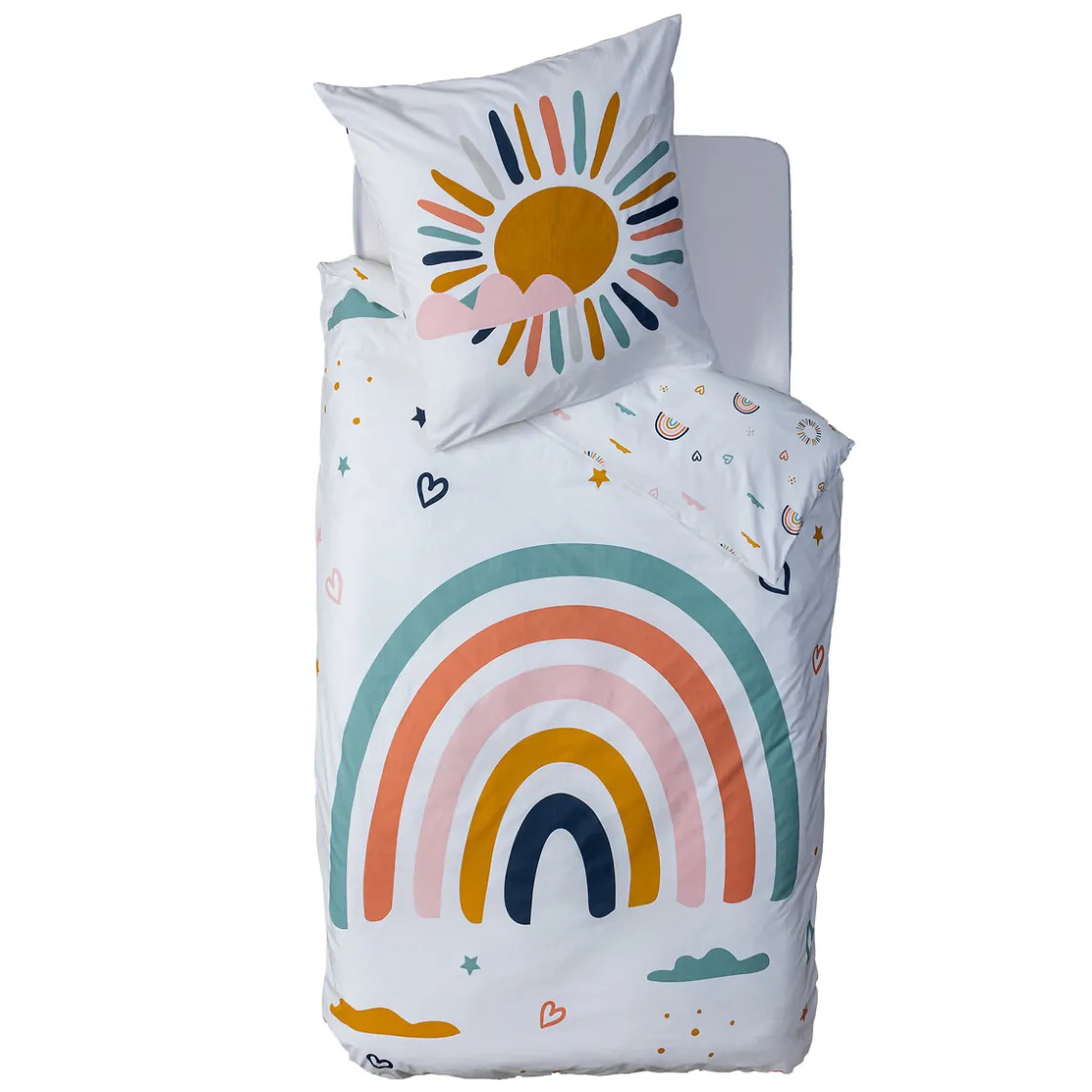 atmosphera4kids Téxtil>Juego Funda Nórdica Y De Cojín Arco Iris 140x200cm