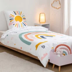 atmosphera4kids Téxtil>Juego Funda Nórdica Y De Cojín Arco Iris 140x200cm