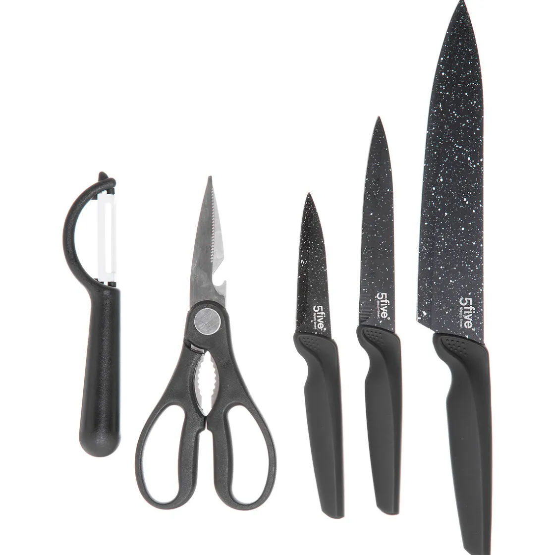Placas Calefactoras Y Tablas De Cortar>Juego Tabla Cortar+4 Cuchillos+Tijeras