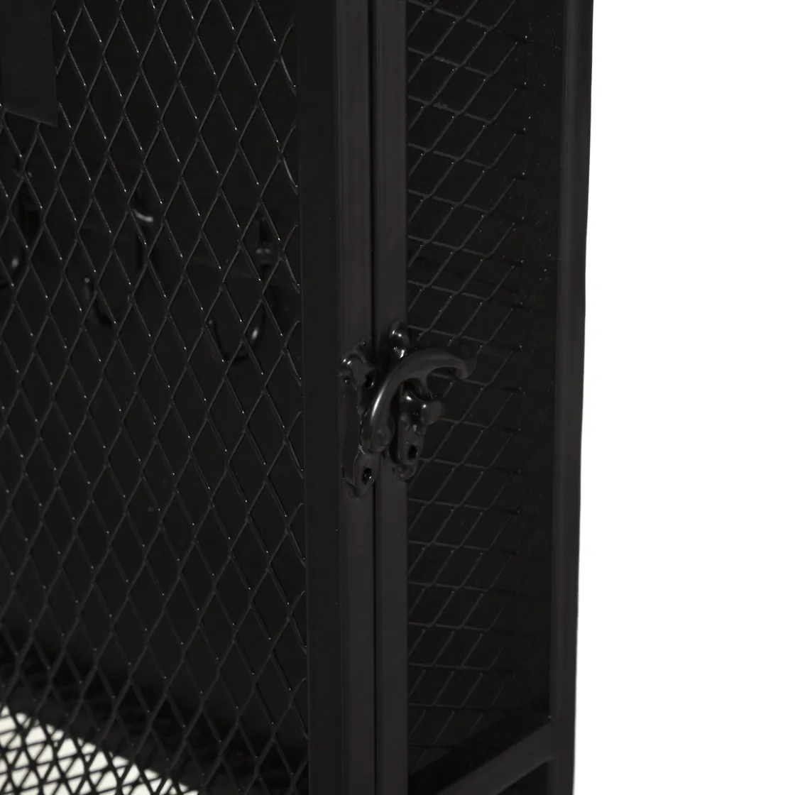 atmosphera Accesorios|Estilo Industrial>Llavero De Pared Metal Negro 26x8x32Cm