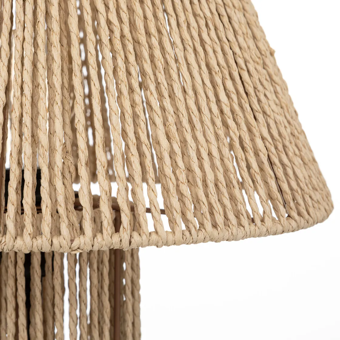 atmosphera Lámparas De Mesa>Lámpara De Mesa Adria Beige De Cuerda