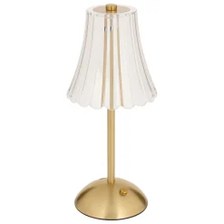 atmosphera Lámparas De Mesa>Lámpara de mesa ANETH dorado 30cm