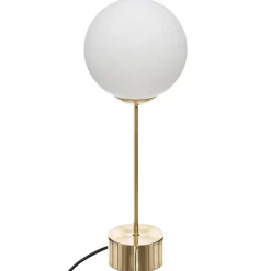 atmosphera Lámparas De Mesa|Estilo Contemporaneo>Lámpara De Mesa Bola De Vidrio 15x43Cm
