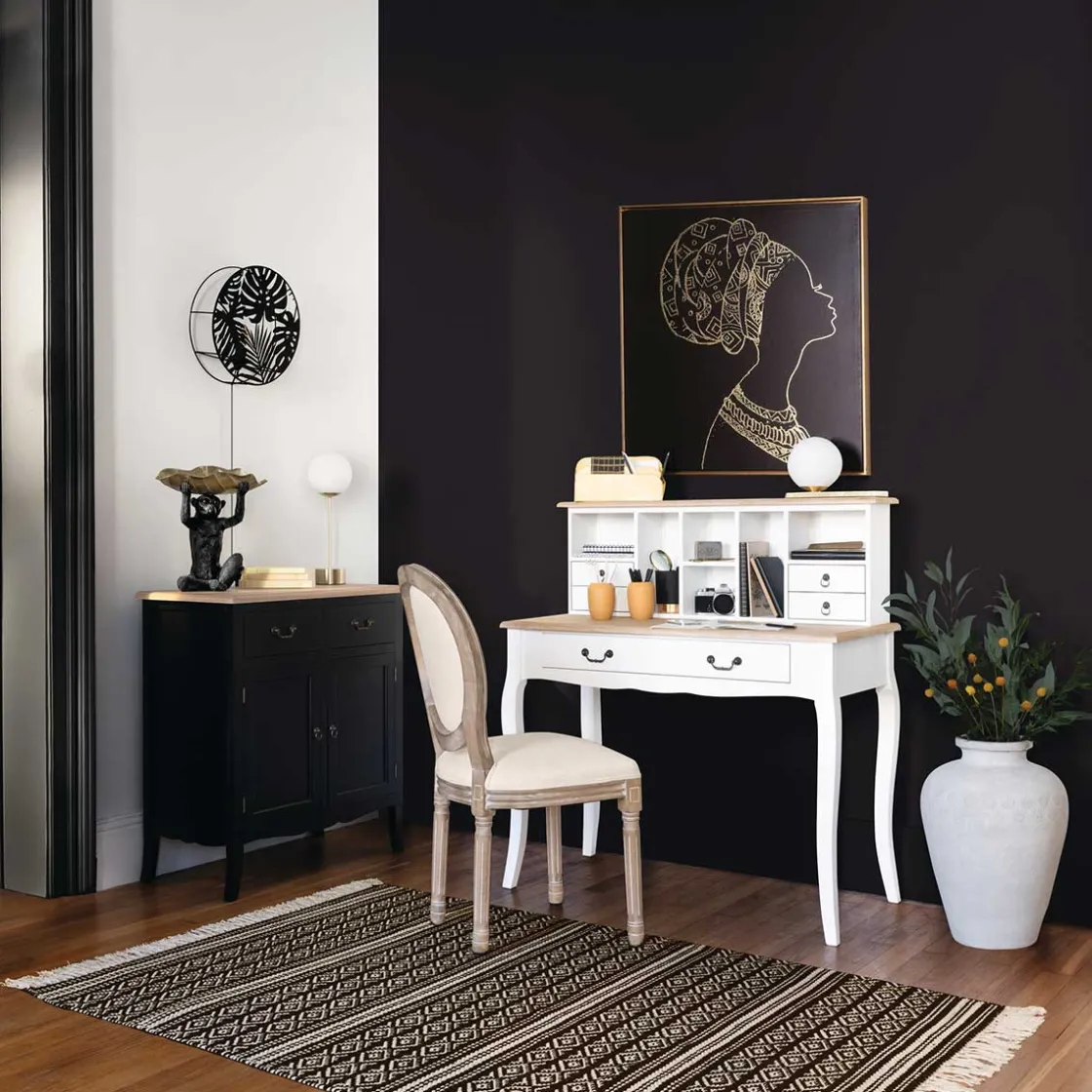 atmosphera Lámparas De Mesa|Estilo Contemporaneo>Lámpara De Mesa Bola De Vidrio 15x43Cm