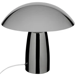 atmosphera Lámparas De Mesa>Lámpara de mesa champiñon OMIA plateado de metal
