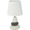 atmosphera Lámparas De Mesa>Lámpara De Mesa Clary 3 Piedras 33Cm