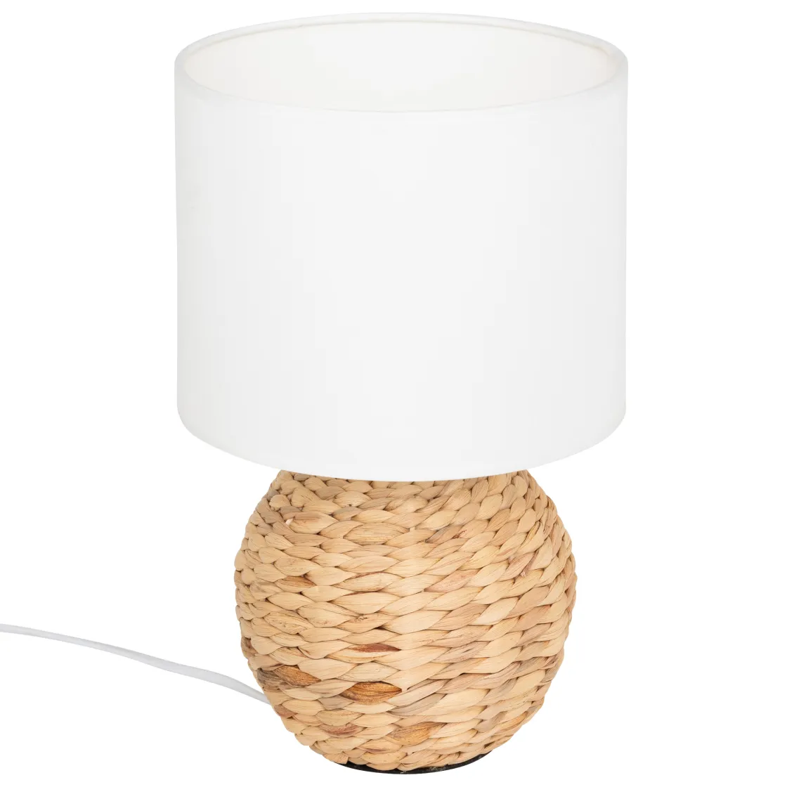 atmosphera Lámparas De Mesa>Lámpara de mesa de jacinto beige 37cm