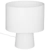 atmosphera Lámparas De Mesa|Estilo Rústico>Lámpara De Mesa Eira Blanca