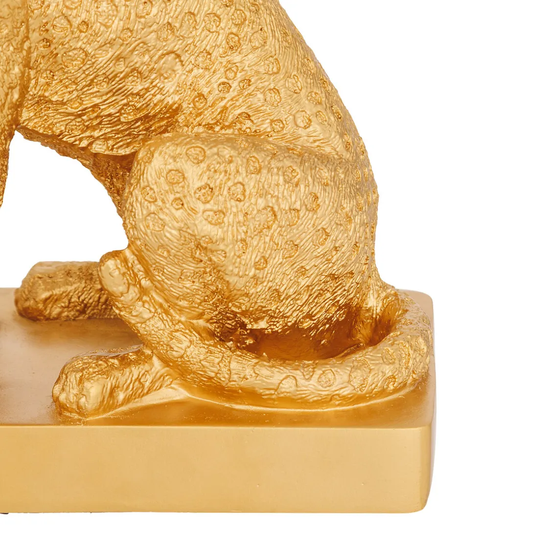 atmosphera Lámparas De Mesa>Lámpara de mesa en forma de leopardo GEPI dorada