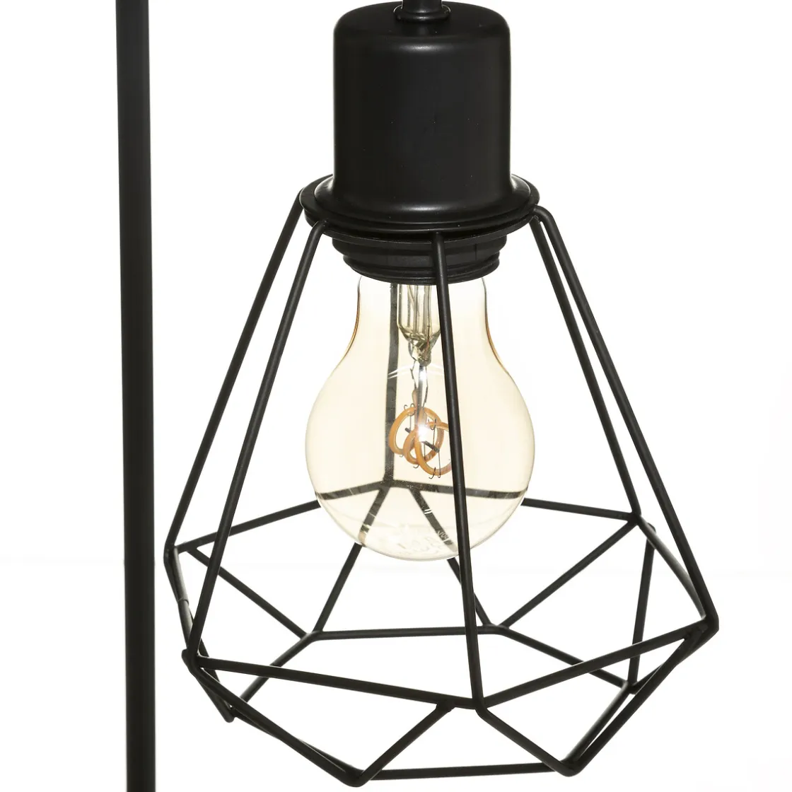 atmosphera Lámparas De Mesa>Lámpara De Mesa Flave Metal Negro 46Cm