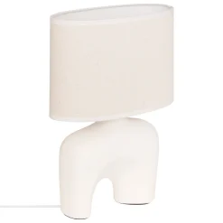 atmosphera Lámparas De Mesa>Lámpara de mesa GABY blanca