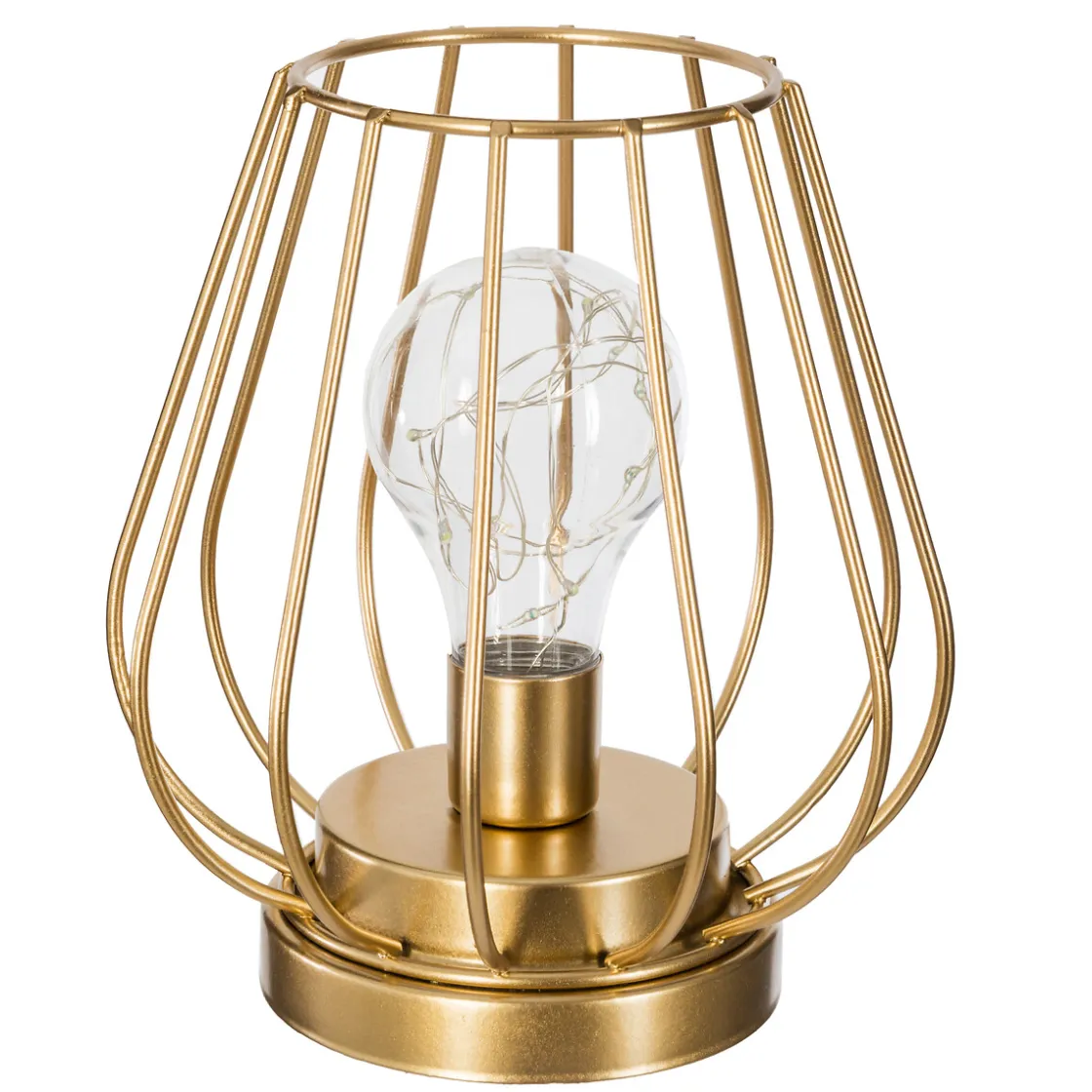 atmosphera Lámparas De Mesa>Lámpara de mesa MADI de metal dorado
