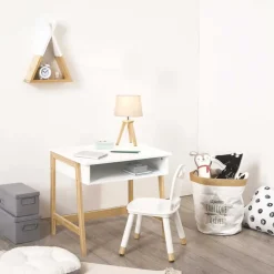 atmosphera4kids Iluminación>Lámpara De Mesa Rosa 18.5x31x18.5Cm