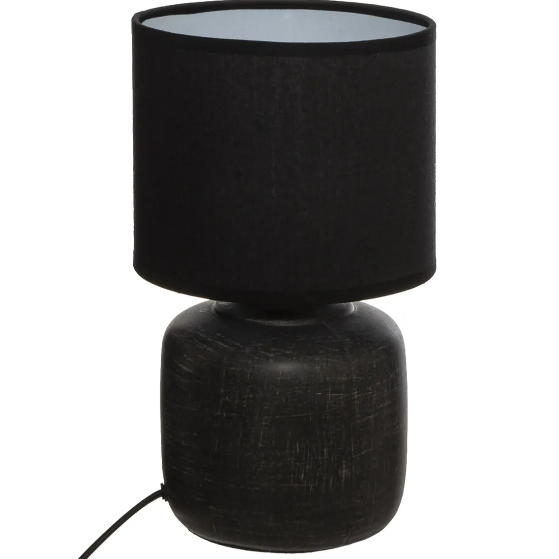 atmosphera Lámparas De Mesa>Lámpara De Mesa Salta Negra 26.5Cm