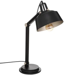 atmosphera Lámparas De Mesa>Lámpara de mesa SOUL ARC negro de metal