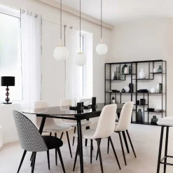 atmosphera Lámparas De Mesa|Estilo Contemporaneo>Lámpara De Mesa Soul Metal/Vidrio 52Cm