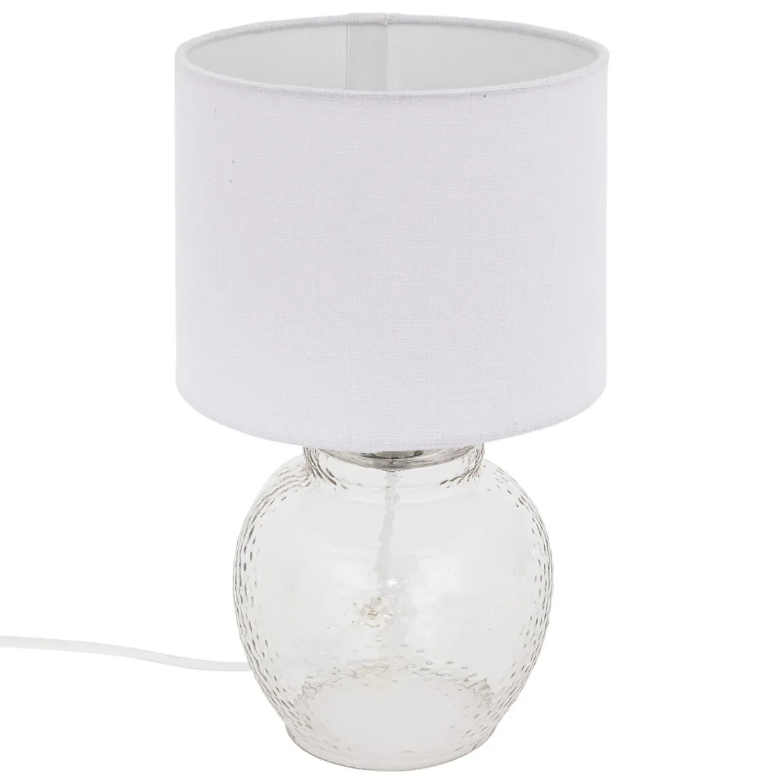 atmosphera Lámparas De Mesa>Lámpara de mesa TEVA transparente de vidrio