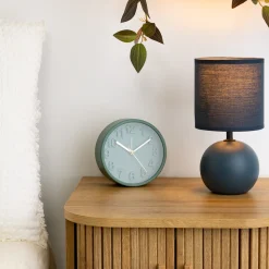 atmosphera Lámparas De Mesa>Lámpara De Mesa Timeo Azul 25Cm