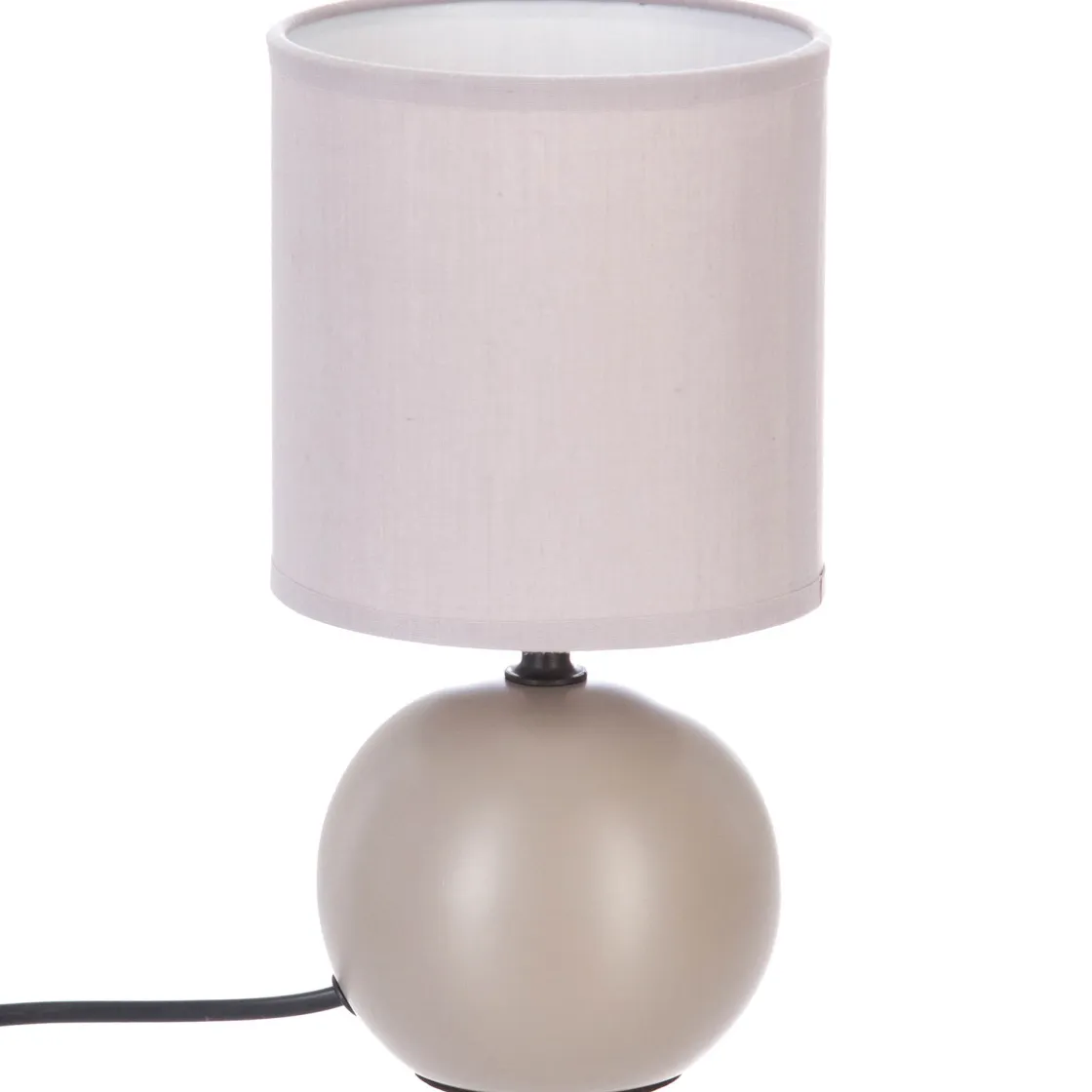 atmosphera Lámparas De Mesa>Lámpara De Mesa Timeo Gris Pardo 25Cm