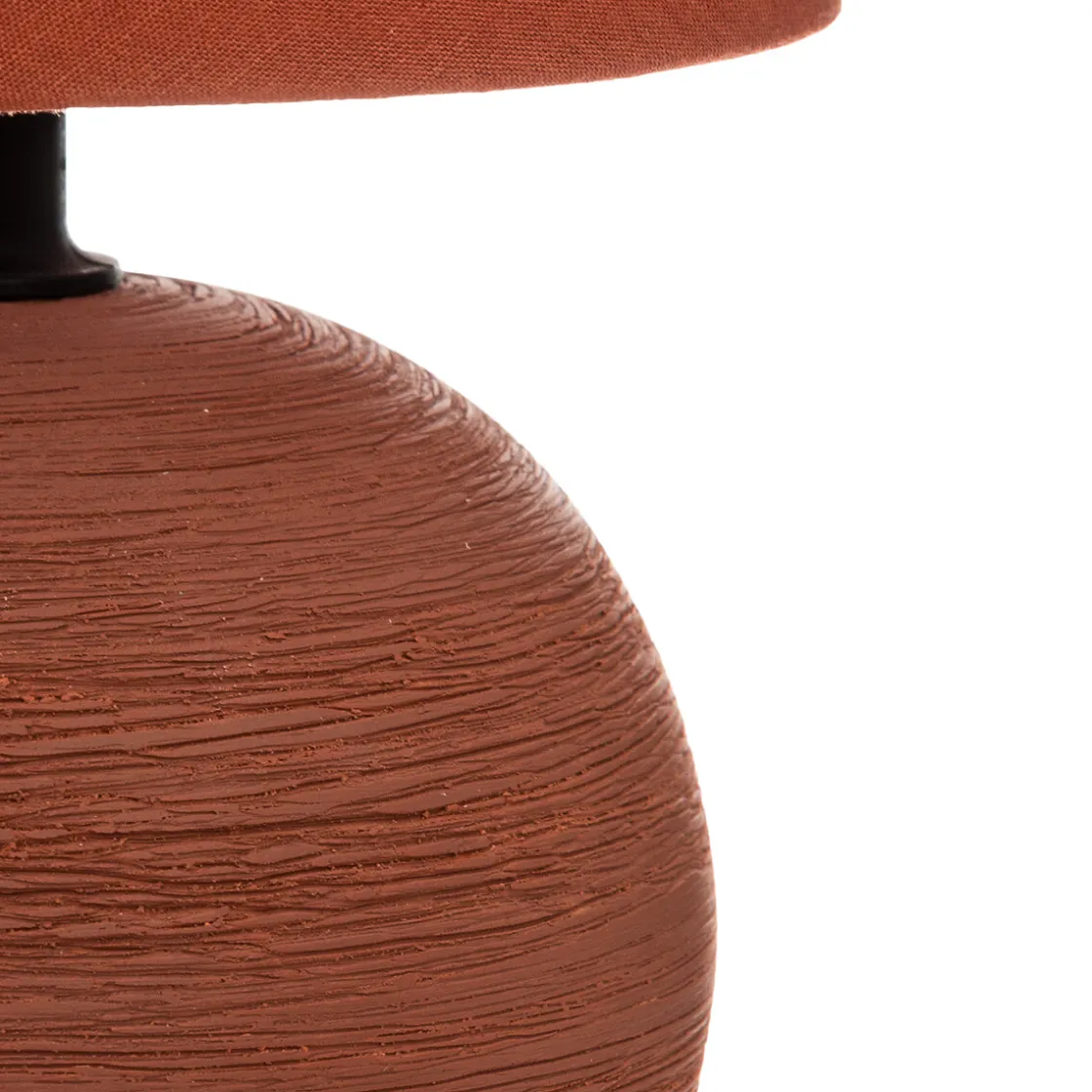 atmosphera Lámparas De Mesa>Lámpara De Mesa Timeo Terracota 25Cm