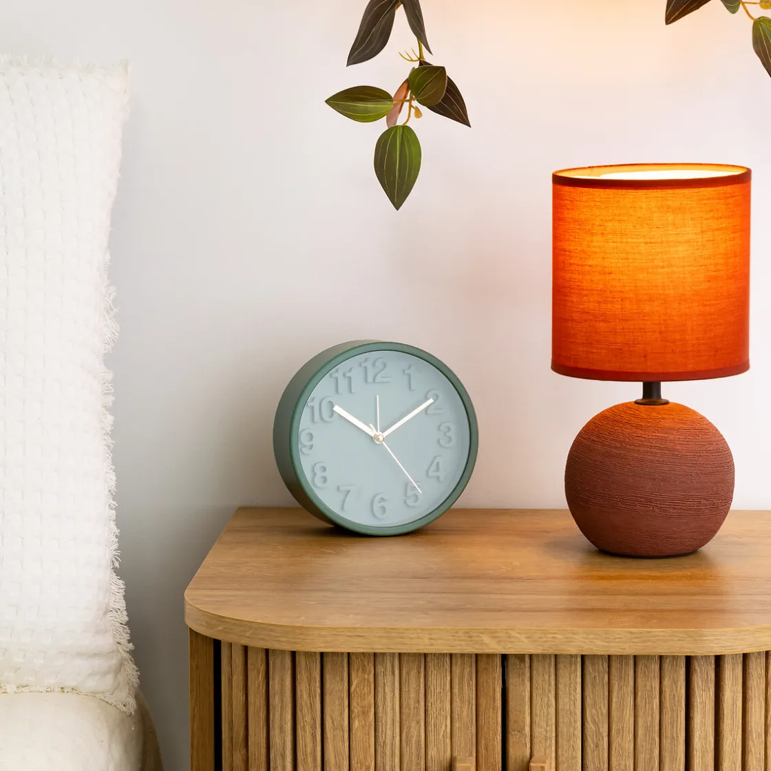 atmosphera Lámparas De Mesa>Lámpara De Mesa Timeo Terracota 25Cm