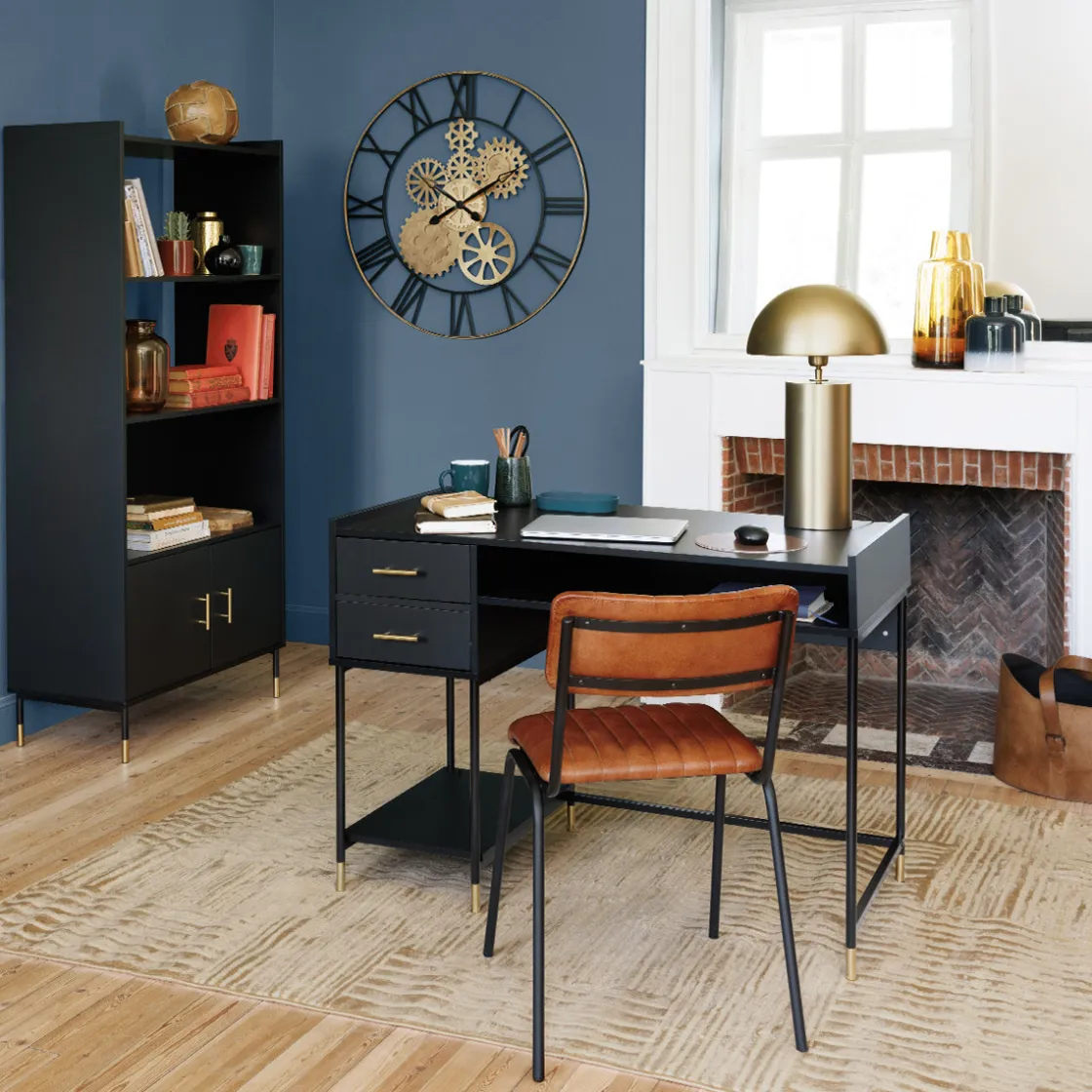 atmosphera Lámparas De Mesa|Estilo Contemporaneo>Lámpara de mesa ULYSSE metálica dorada 50cm