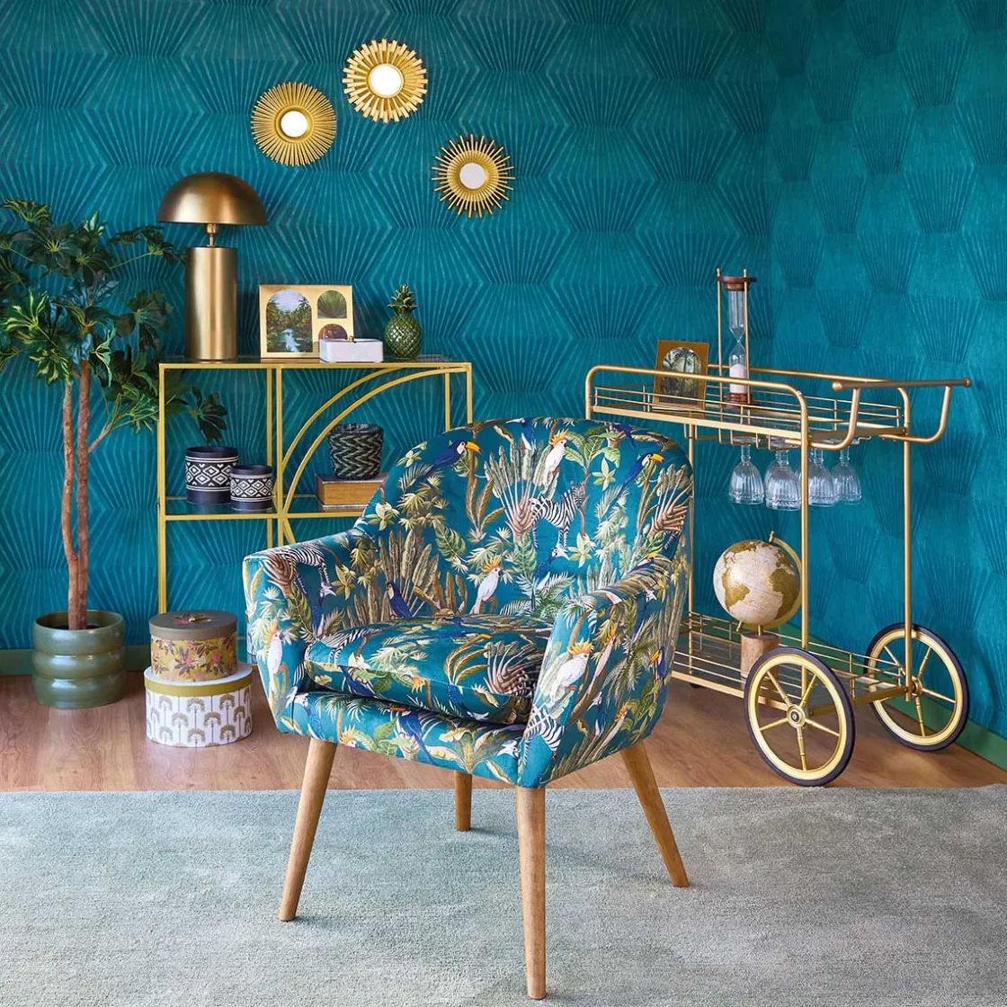 atmosphera Lámparas De Mesa|Estilo Contemporaneo>Lámpara de mesa ULYSSE metálica dorada 50cm