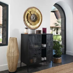atmosphera Lámparas De Pie>Lámpara De Pie Aissa Beige De Mdf 83Cm