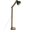 atmosphera Lámparas De Pie>Lámpara De Pie Cuba Madera Y Metal 158Cm