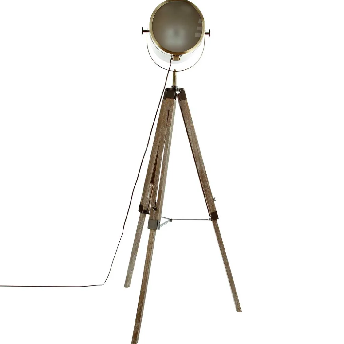 atmosphera Lámparas De Pie>Lámpara De Pie Ebor Bronce Trípode 150Cm