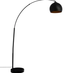atmosphera Lámparas De Pie>Lámpara De Pie Hyto Negra De Metal 177Cm