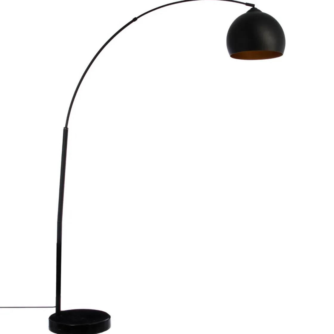 atmosphera Lámparas De Pie>Lámpara De Pie Hyto Negra De Metal 177Cm