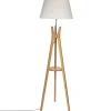 atmosphera Lámparas De Pie>Lámpara De Pie Kalo Beige De Bambú 156Cm