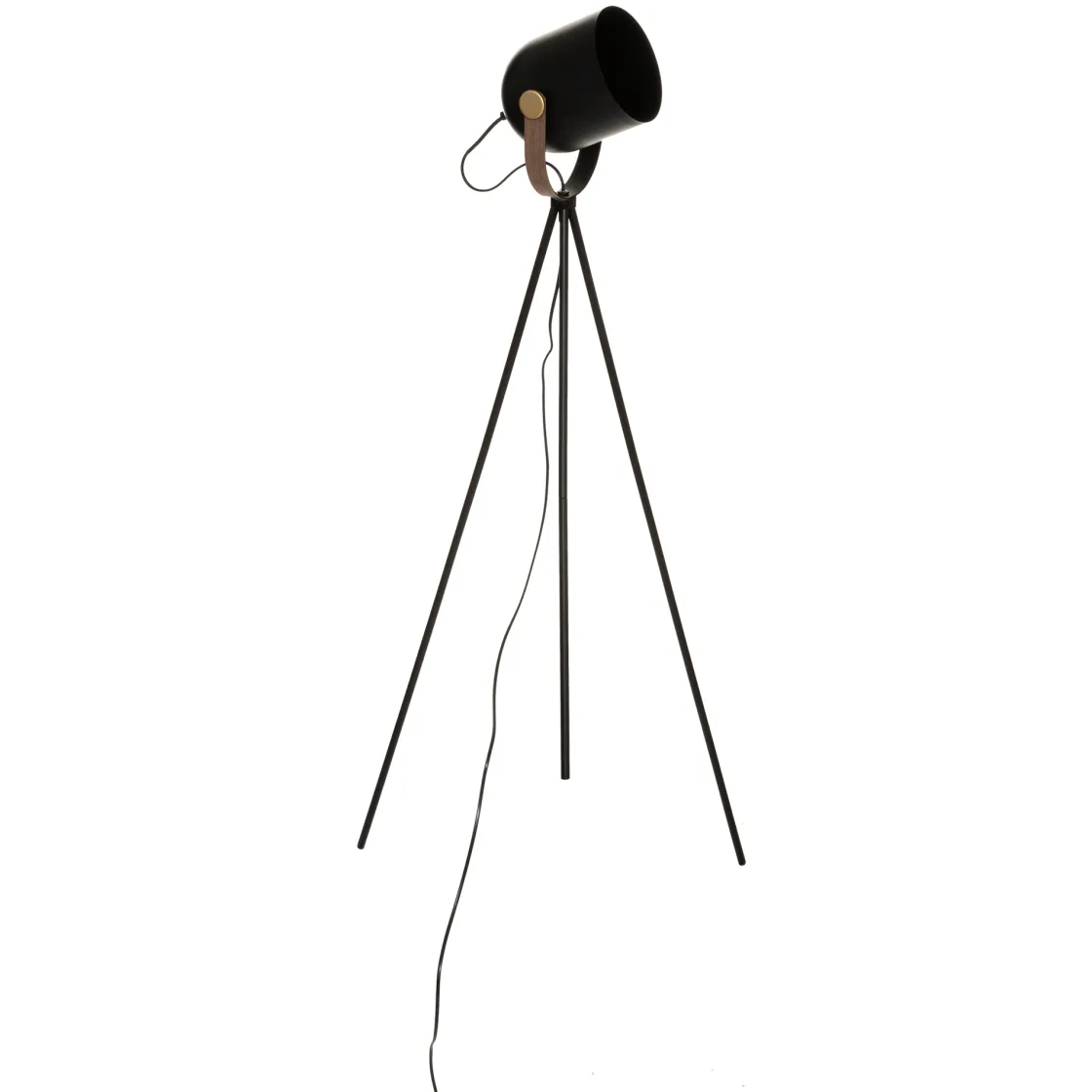 atmosphera Lámparas De Pie|Estilo Industrial>Lámpara De Pie Metal Negra 136Cm