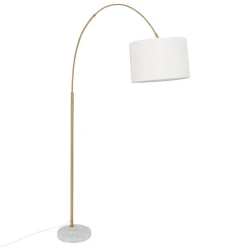 atmosphera Lámparas De Pie>Lámpara de pie TILIO 195 cm dorado metálica
