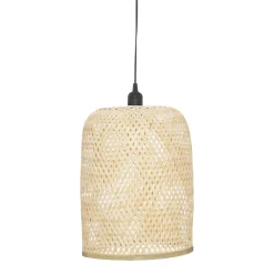 atmosphera Lámparas De Techo>Lámpara de techo ALI beige de bambú 28cm