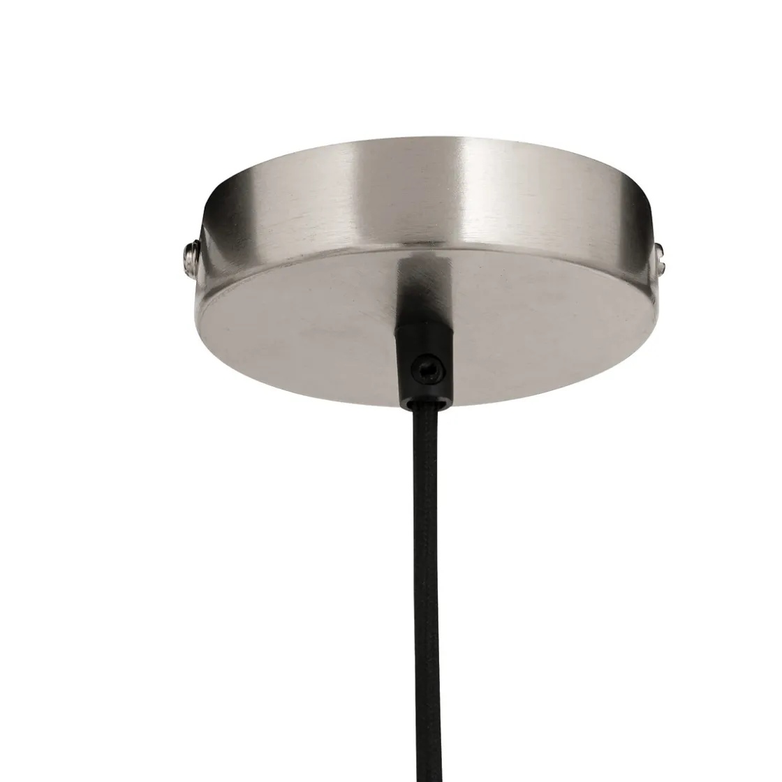 atmosphera Lámparas De Techo>Lámpara de techo ARLO plateado de metal 128cm
