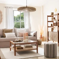 atmosphera Lámparas De Techo|Estilo Étnico>Lámpara De Techo Bellamy De Yute 58cm