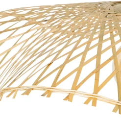 atmosphera Lámparas De Techo>Lámpara de techo de bambú beige TESS