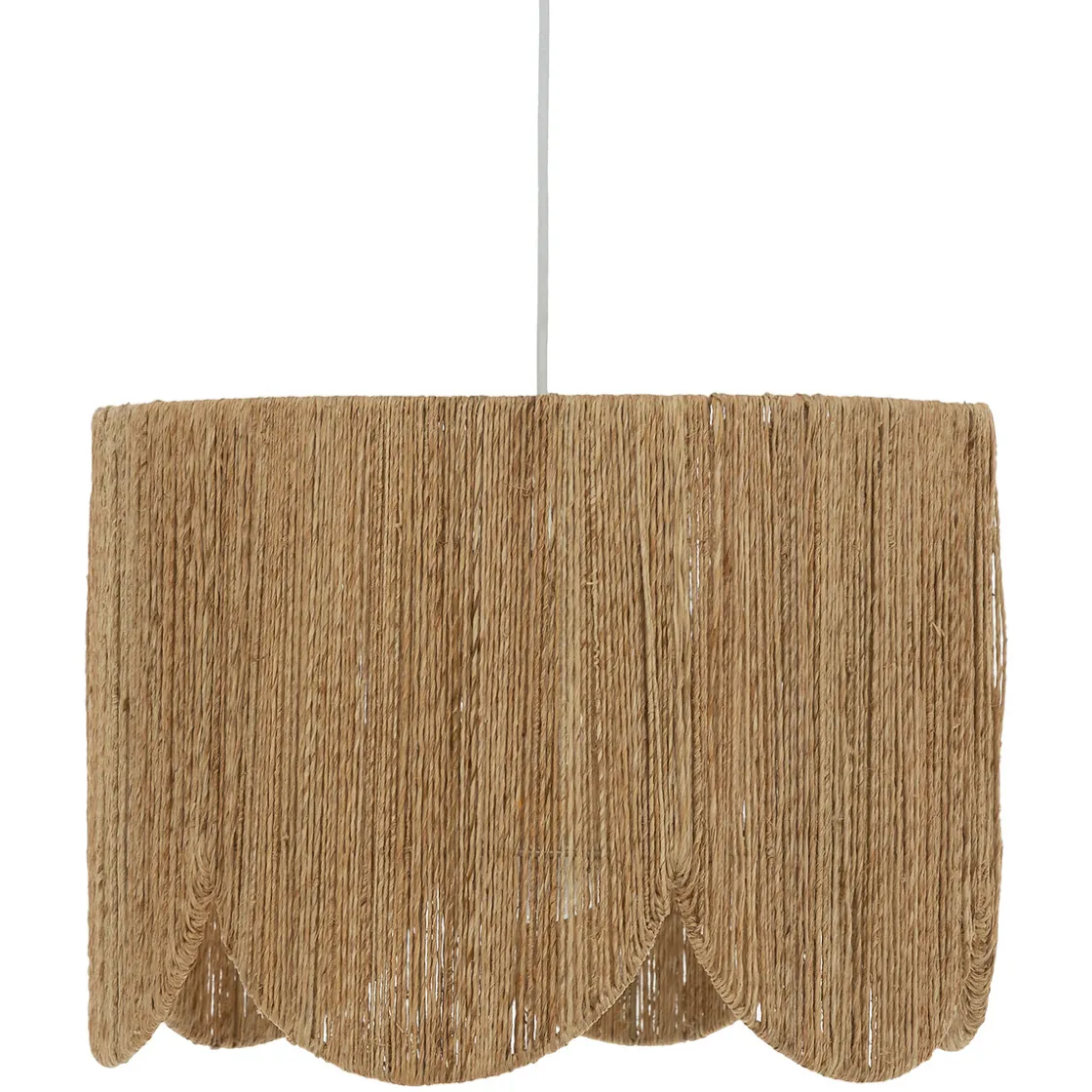 atmosphera Lámparas De Techo>Lámpara De Techo Janice Beige De Yute 38cm