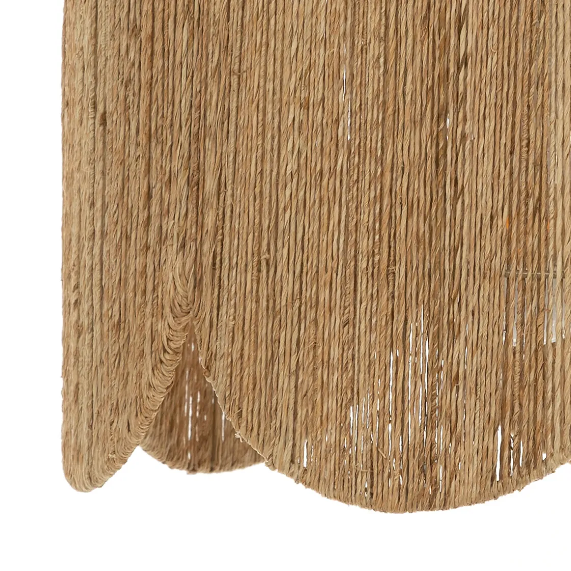 atmosphera Lámparas De Techo>Lámpara De Techo Janice Beige De Yute 38cm