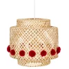 atmosphera4kids Iluminación>Lámpara De Techo Liby Con Pompones 28cm