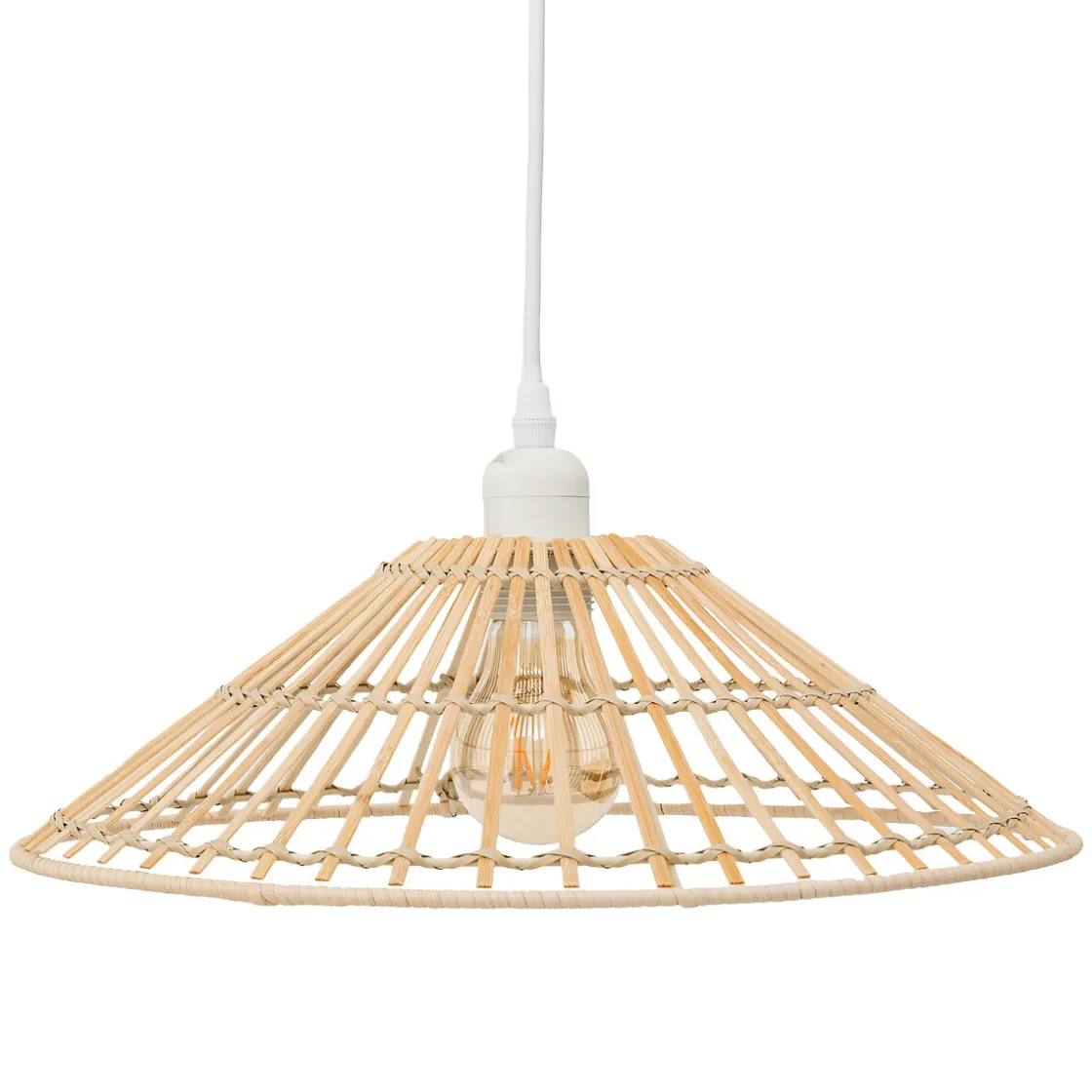 atmosphera Lámparas De Techo|Estilo Oriental>Lámpara de techo MAHE beige de bambú