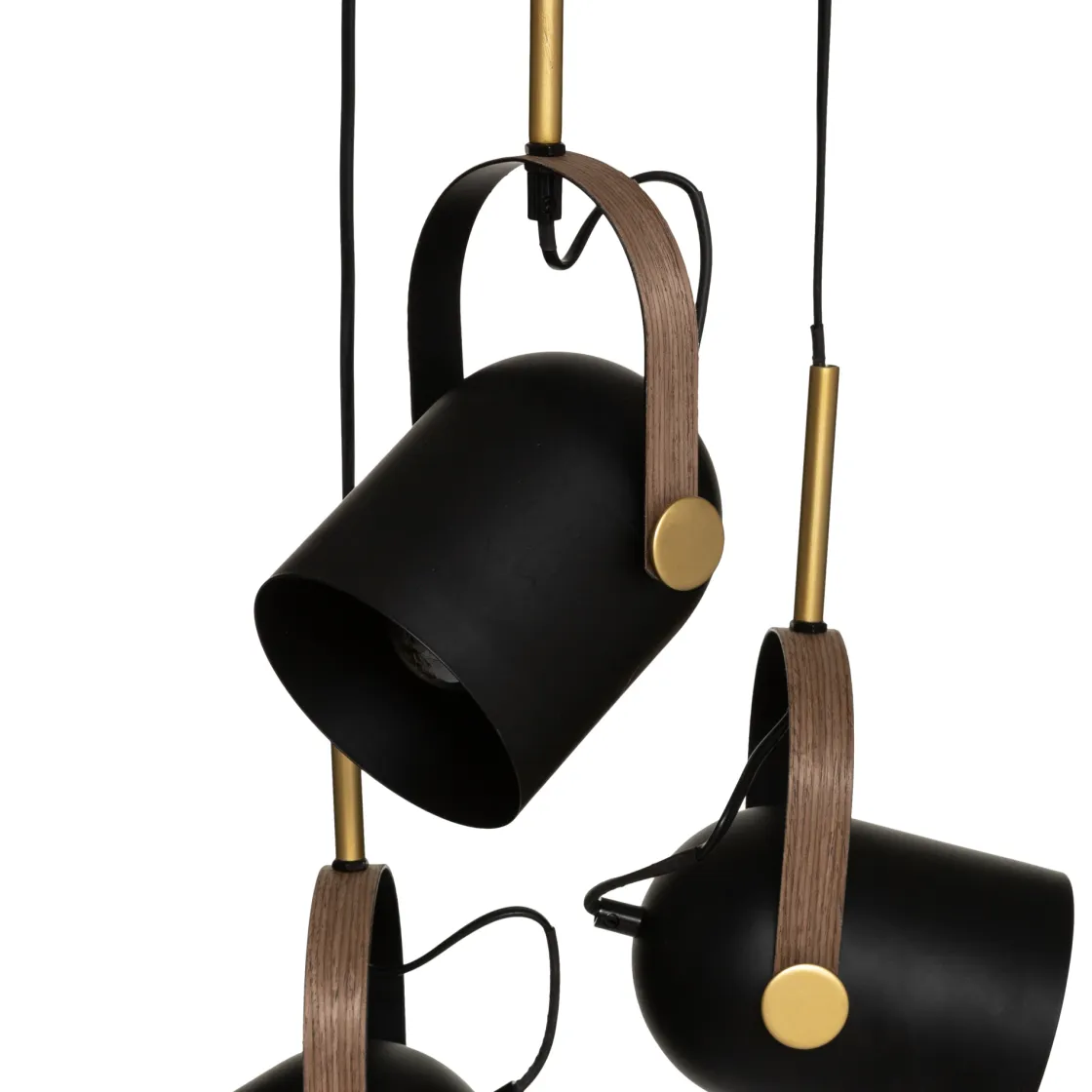atmosphera Lámparas De Techo|Estilo Industrial>Lámpara De Techo Metal Negra 25x83Cm