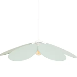 atmosphera Iluminación>Lámpara de techo NAYA verde claro de metal 118x72
