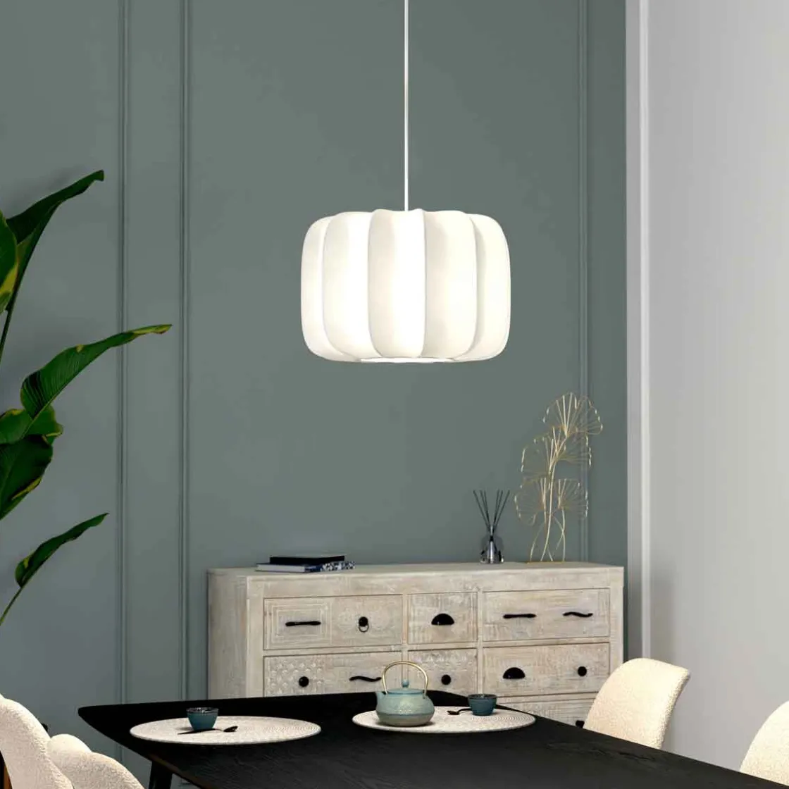 atmosphera Lámparas De Techo>Lámpara de techo TOBIE blanco 112cm