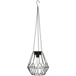 atmosphera Complementos>Lámpara Solar Colgante Negra 19x20.5Cm